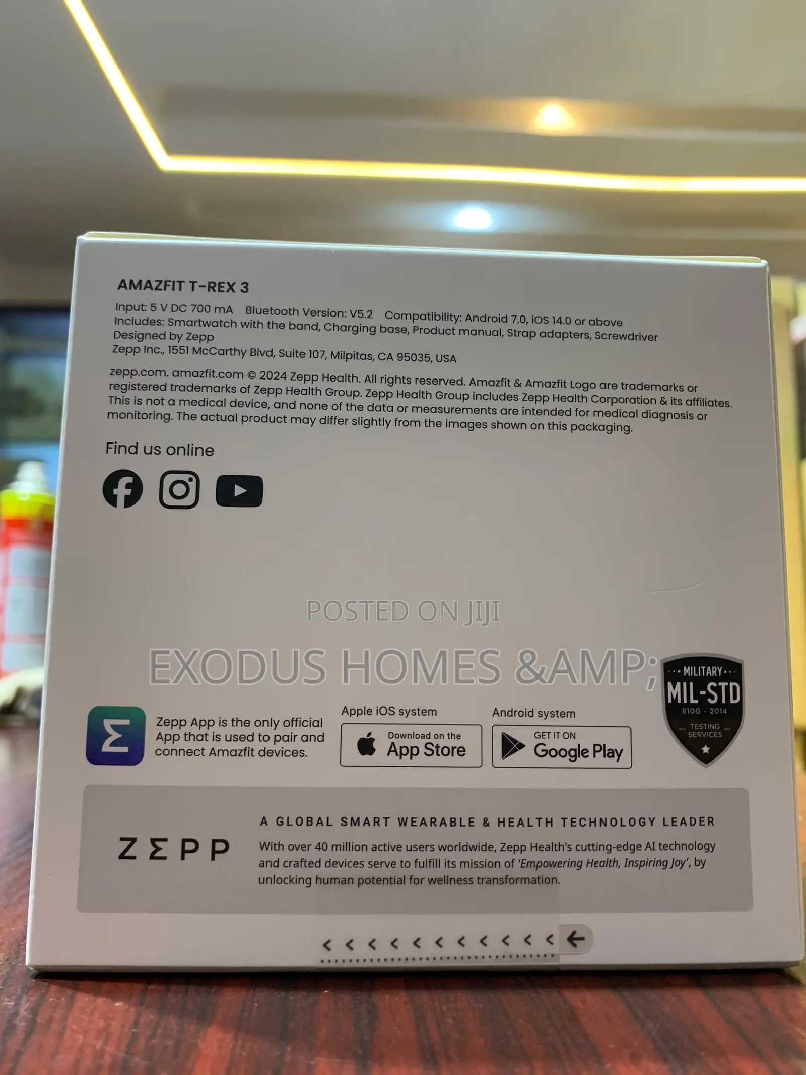 Amazfit T-Rex 3 Rugged/Military Smart Watch