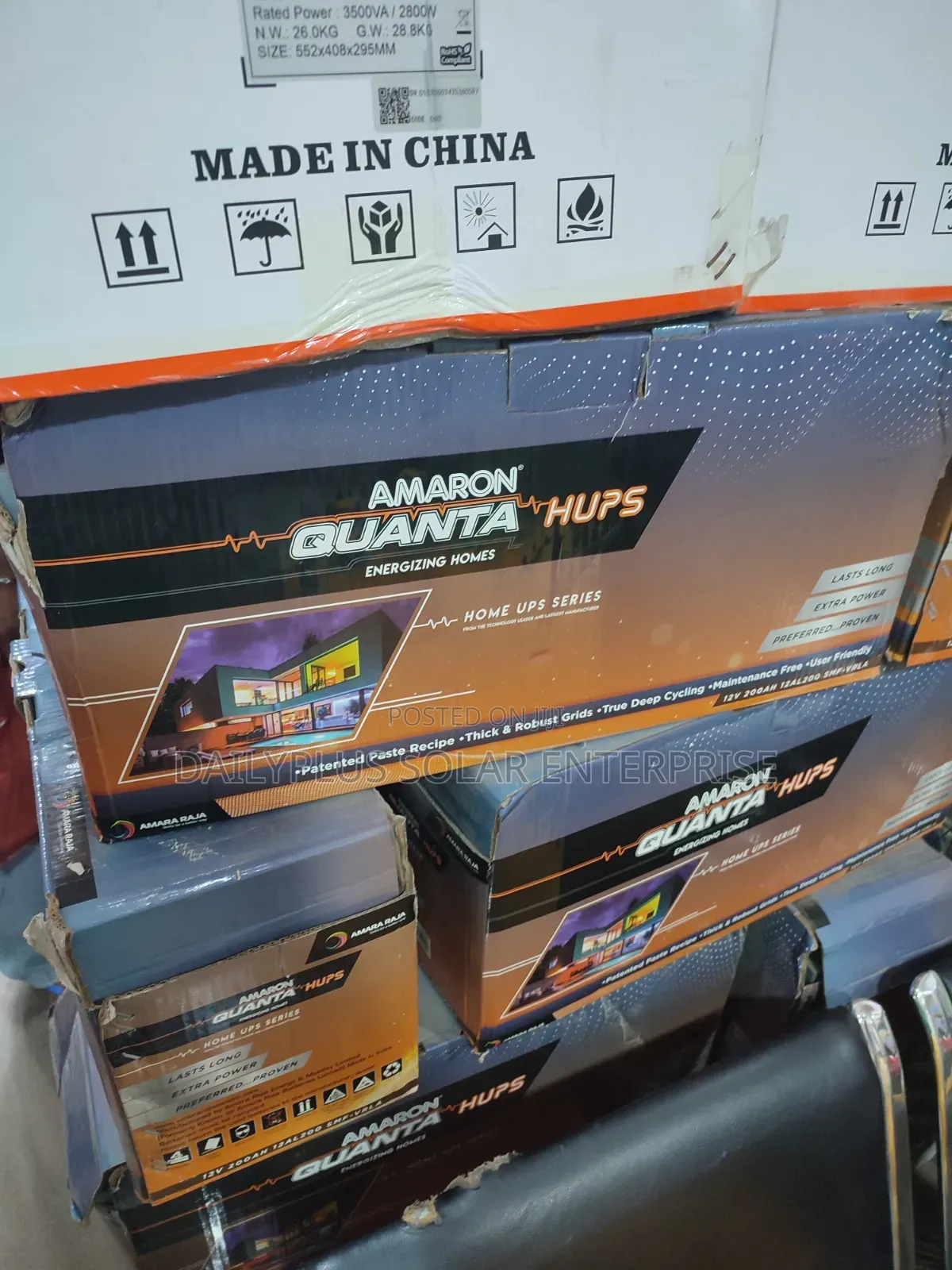 Amaron Quanta Hups 200ah 12v Gel Solar Battery