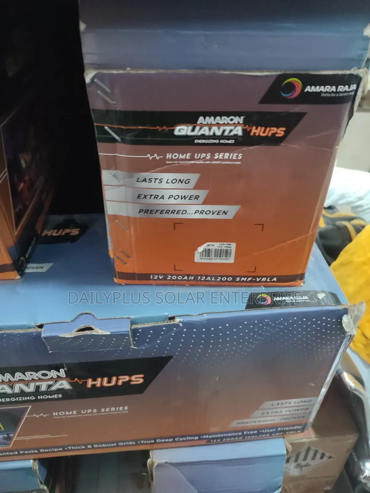 Amaron Quanta Hups 200ah 12v Gel Solar Battery