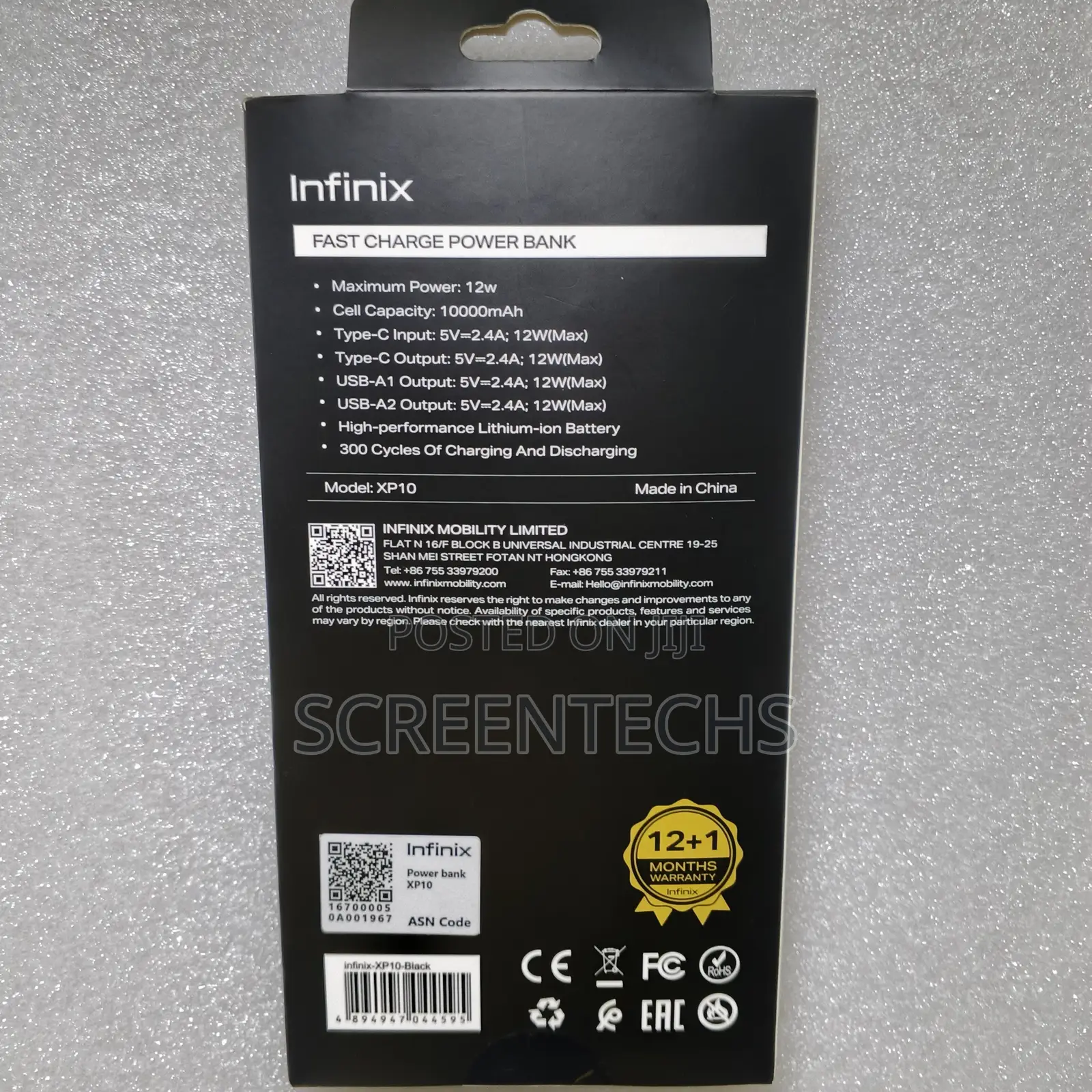 Original 10,000mah Infinix Xpower 10 Go Powerbank