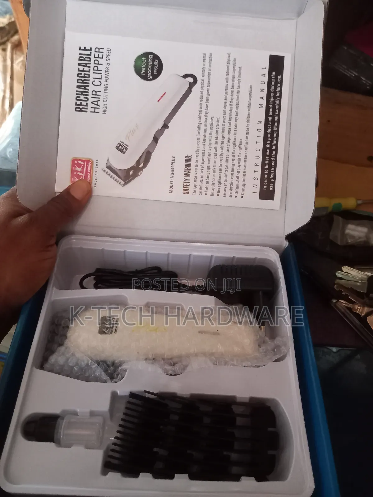Kiki New Gain Rechargeable Hair Clipper Ng-699plus