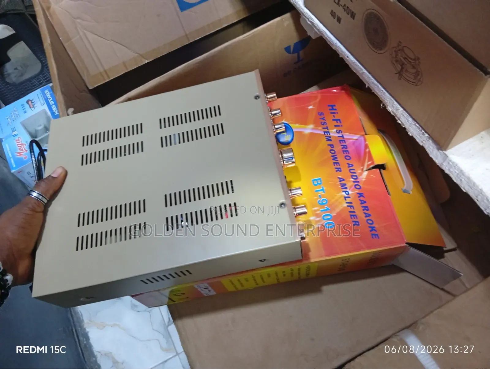 Hi -Fi Stereo Audio Karaoke Amplifier Bt-9100