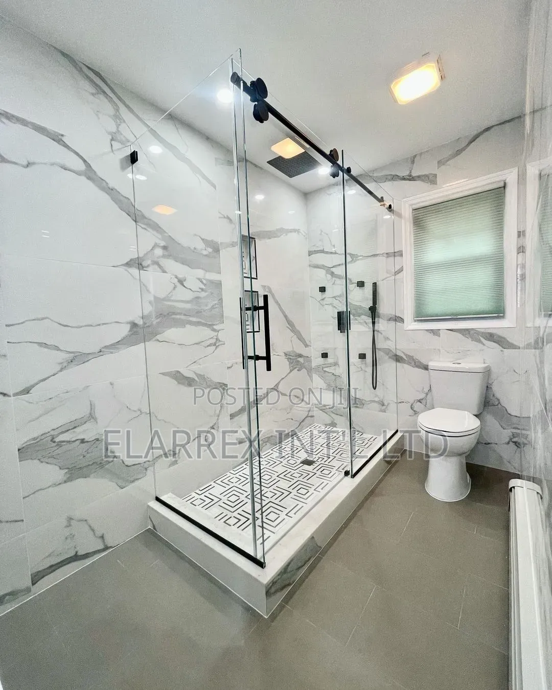Bathroom Cubicle and Railings