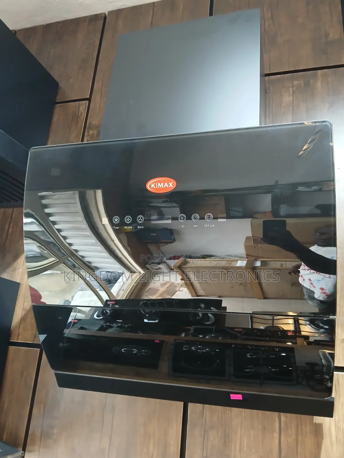 Kimax Soft Touch Plasma Heat Extractor Hood 60x60cm Copper