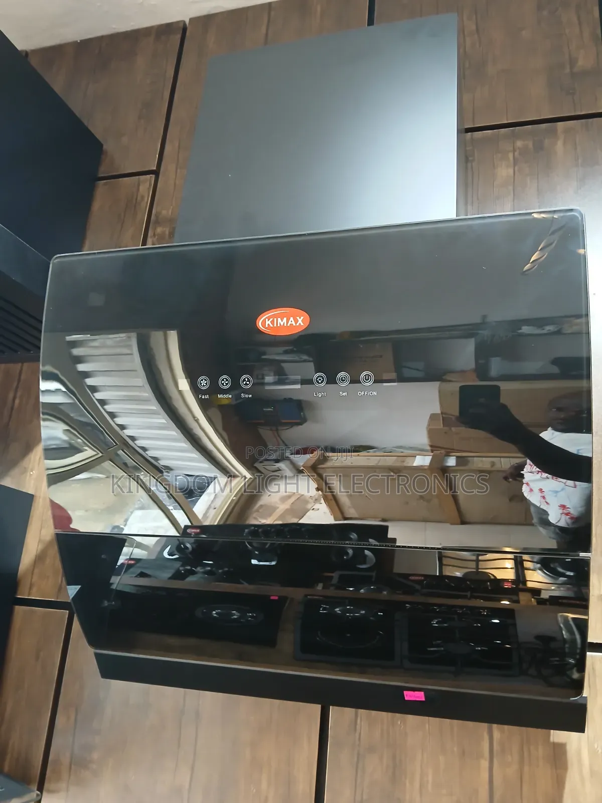 Kimax Soft Touch Plasma Heat Extractor Hood 60x60cm Copper