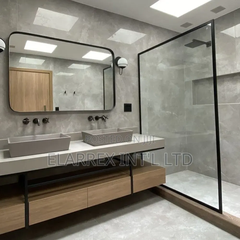 Bathroom Cubicle and Vanity