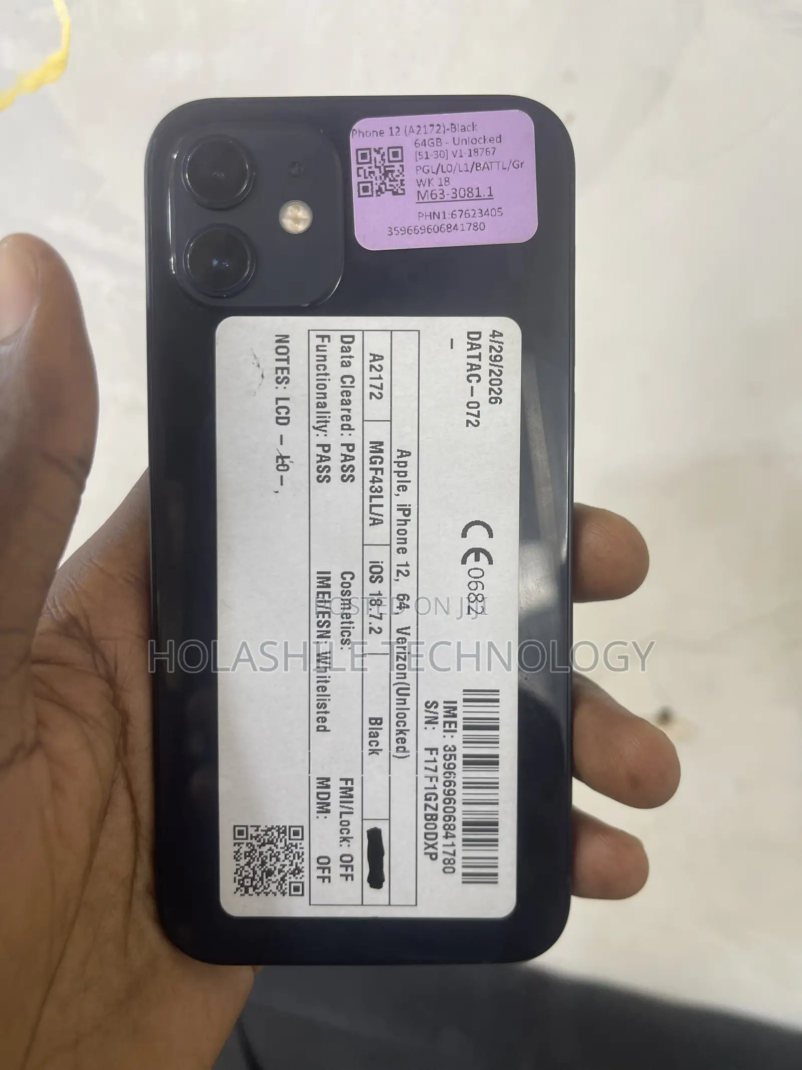 Apple iPhone 12 64 GB Black