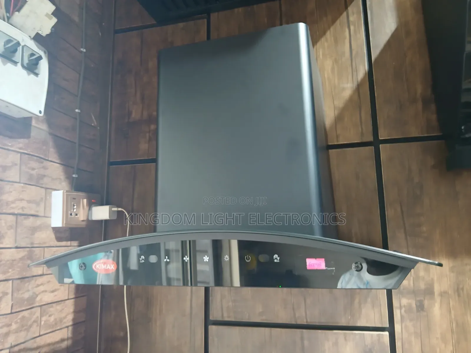 Kimax Curved Soft Touch Heat Extractor Hood 60x60cm Copper