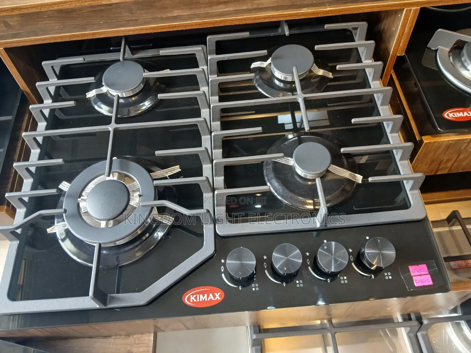 Kimax 4 Burners Inbuilt Gas Cooker 60x60cm  Copper