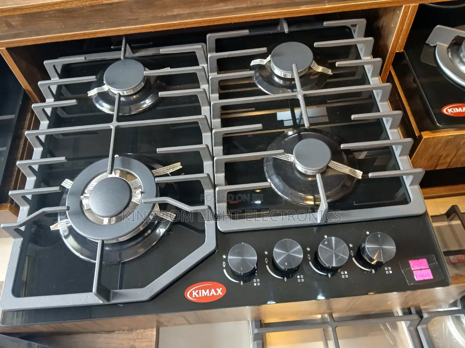 Kimax 4 Burners Inbuilt Gas Cooker 60x60cm  Copper