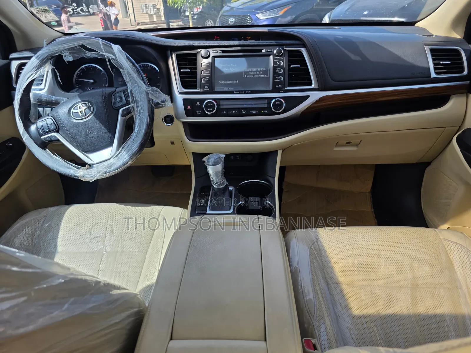 Toyota Highlander Limited Platinum 4x2 V6 (3.5L 6cyl 8A) 2017 White