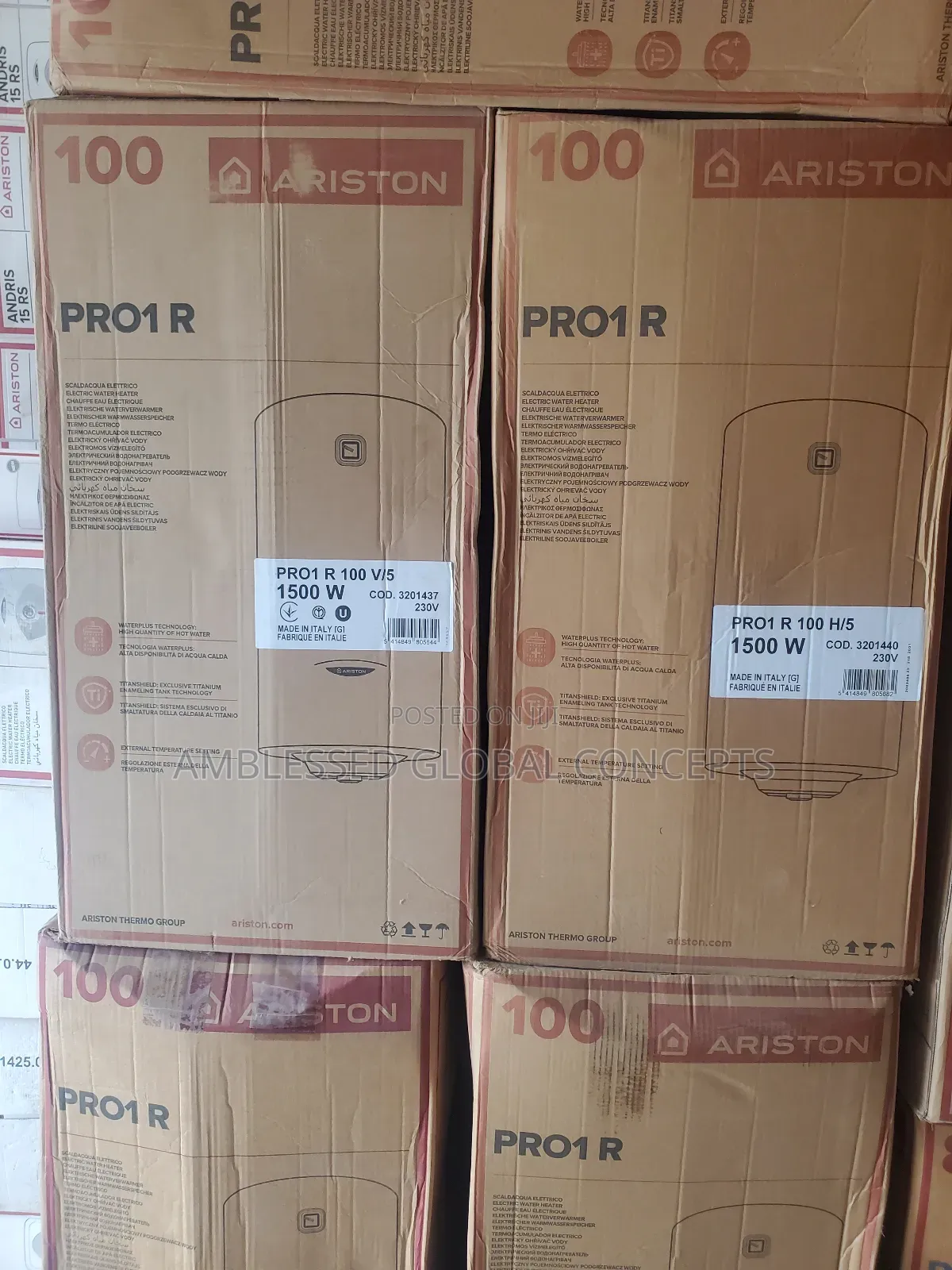 100 Liters Water Heaters