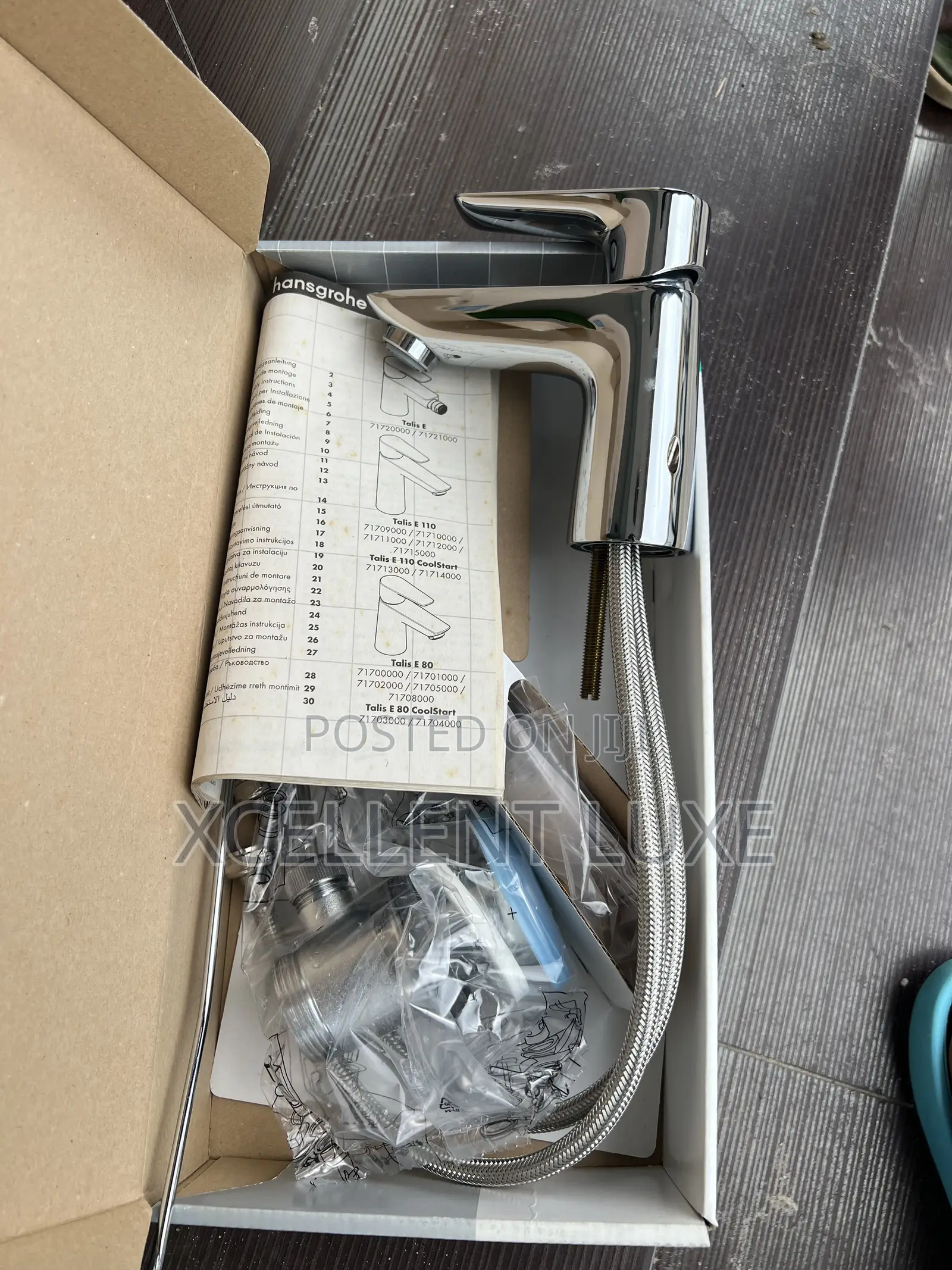 Hansgrohe Rebris S 80 Basin Mixer Tap With Basin Drainage