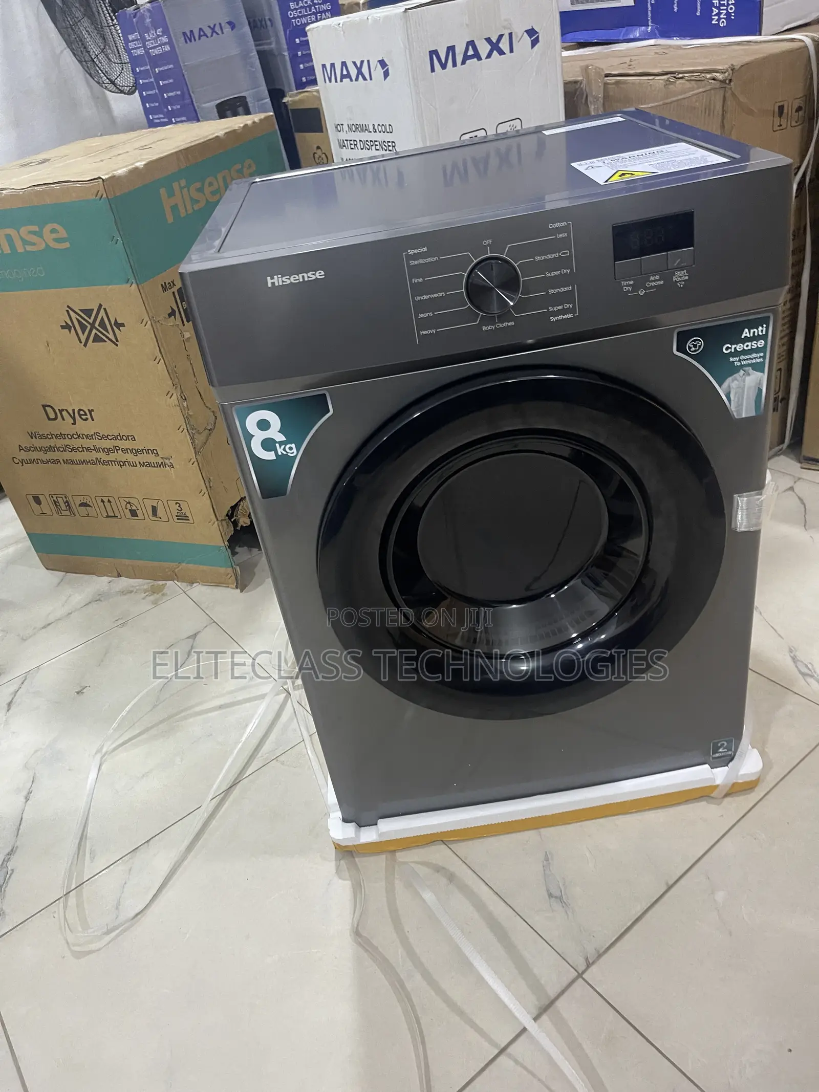 Hisense Dryer With Eight Kilogram Capacity