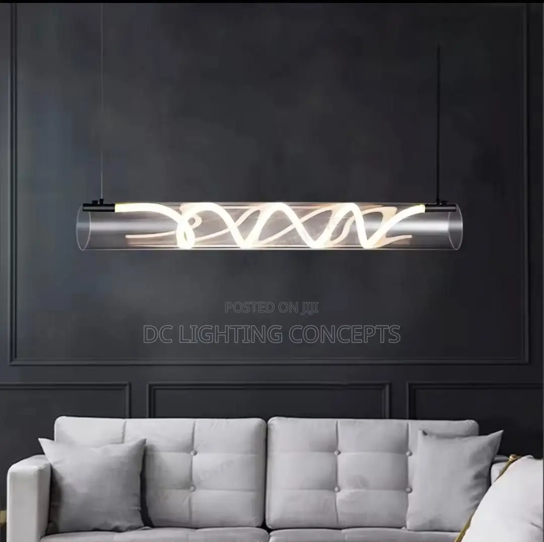Nordic Minimalist Highly Transparent Acrylic Glass Pendant Light.
