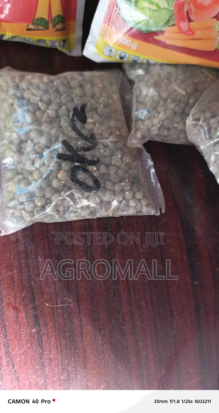 Vegetable Seeds _ Okra, Ewedu, Soko, Tete