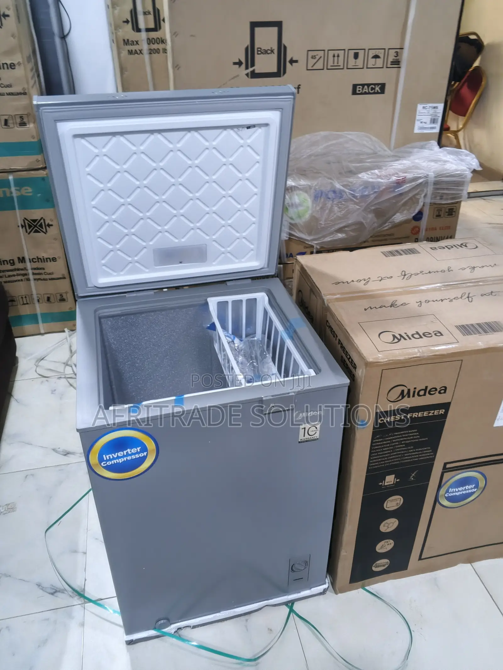 Midea 143l Chest Freezer With GMCC Compressor