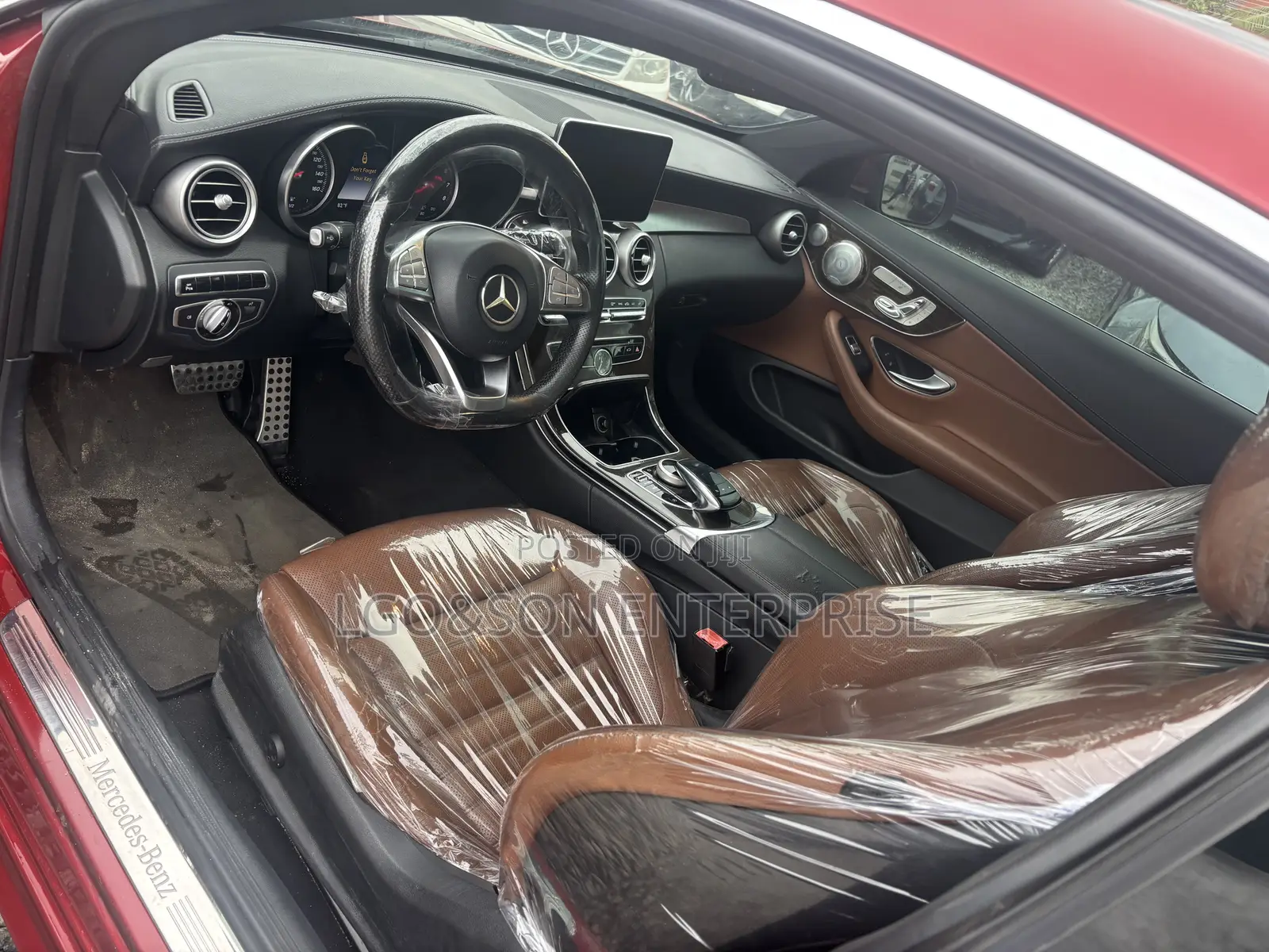 Mercedes-Benz C300 Luxury 4Matic Sedan AWD (2.0L 4cyl 7A) 2016 Burgundy