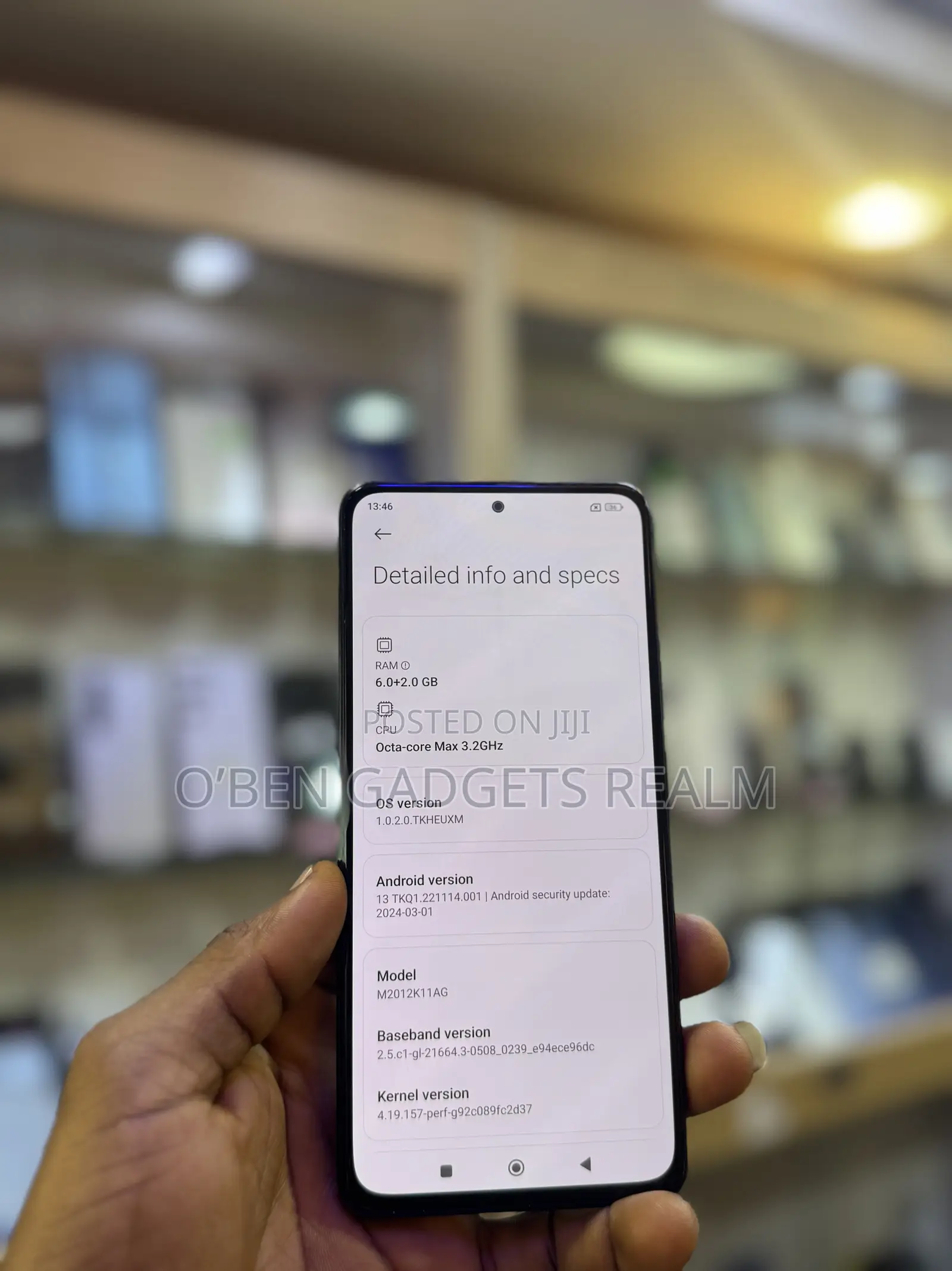 Xiaomi Poco F3 128 GB Black