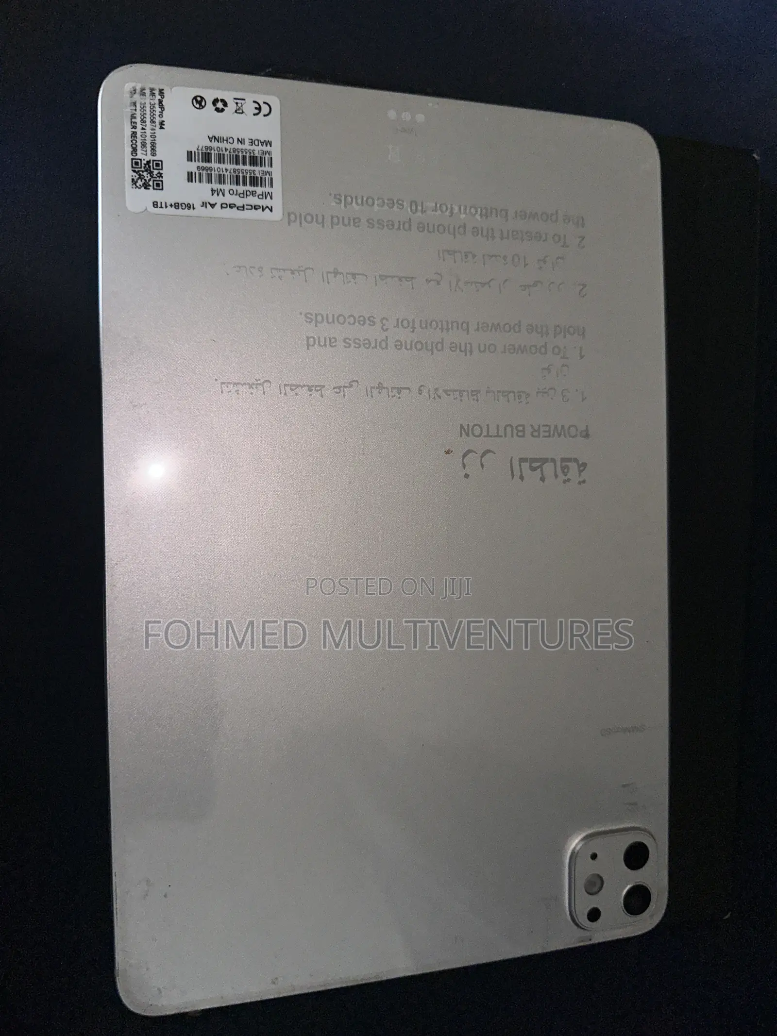 MacPad Air MPad Pro M4 1 TB Silver