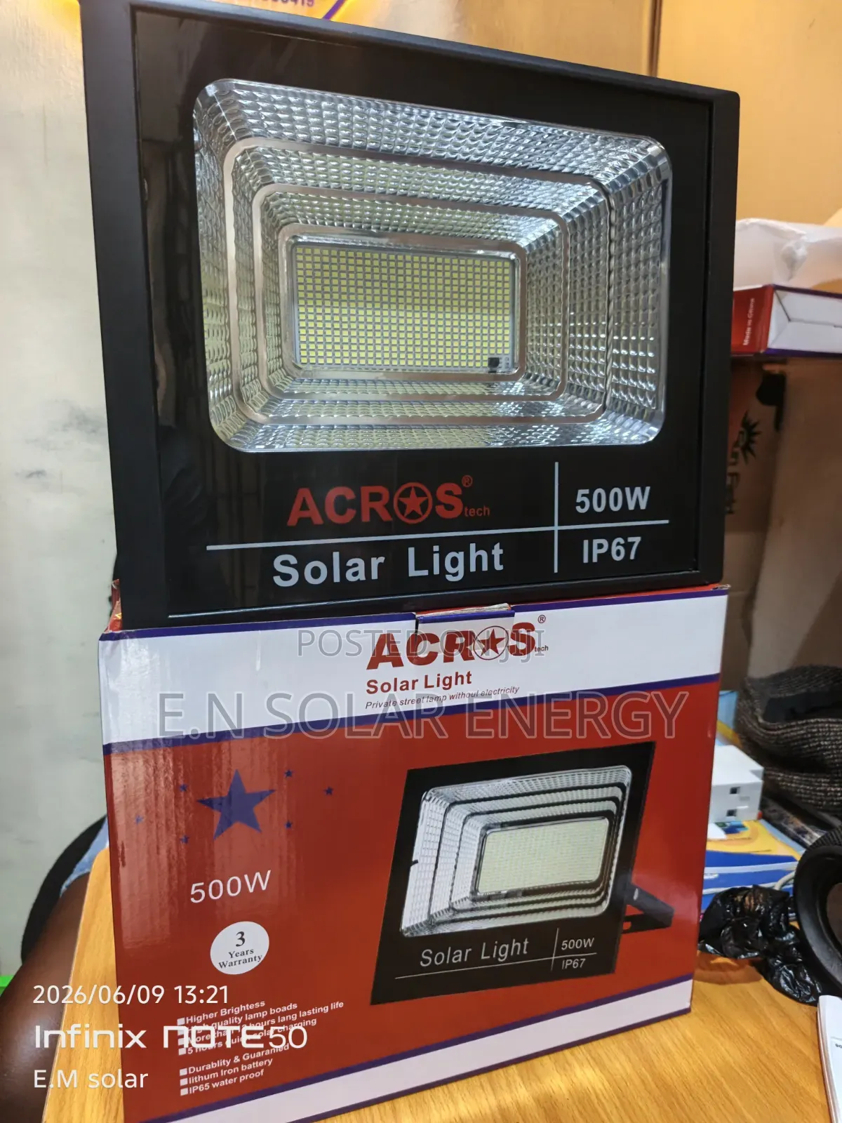 500watts Solar Flood Lights Available