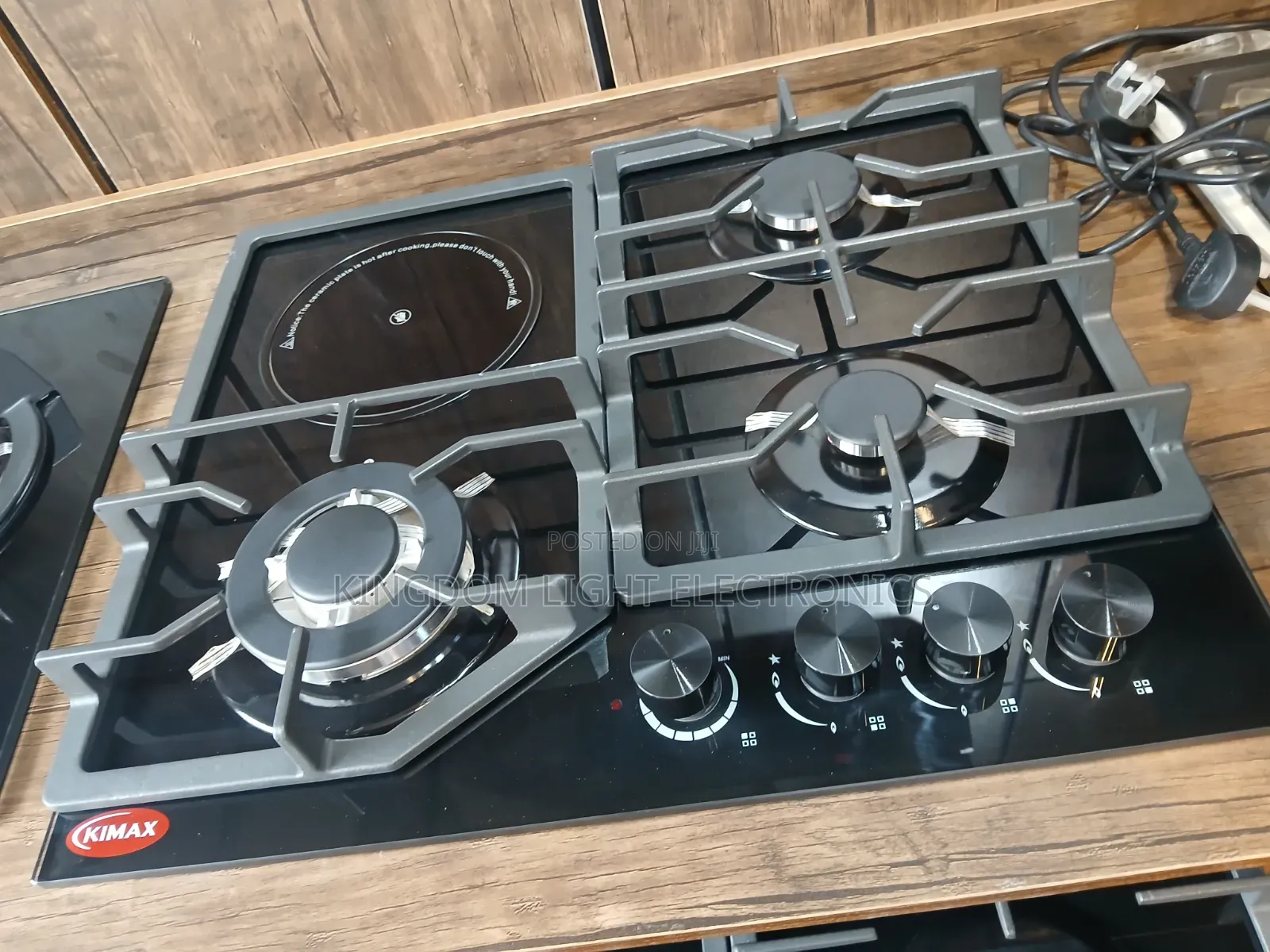 Kimax 3 Gas 1 Electric Cooker 60x60cm Copper