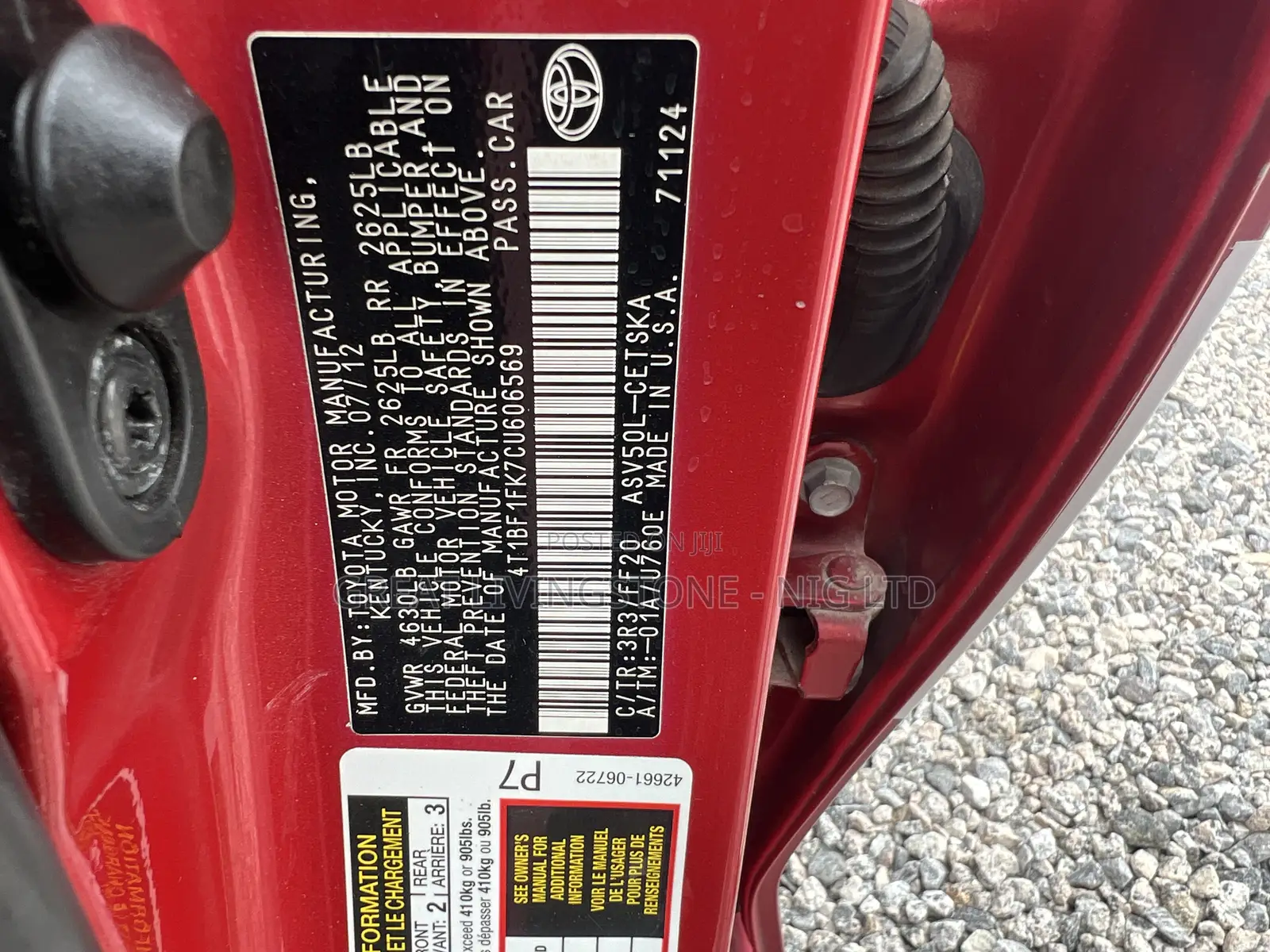 Toyota Camry SE 4dr Sedan (2.5L 4cyl 6A) 2013 Red