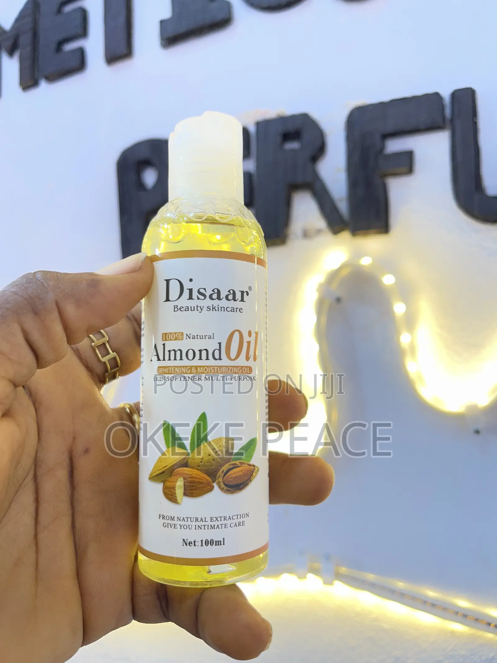 Disaar Body Oil Argan, Carrot, Vitamin C,And Almond Oil