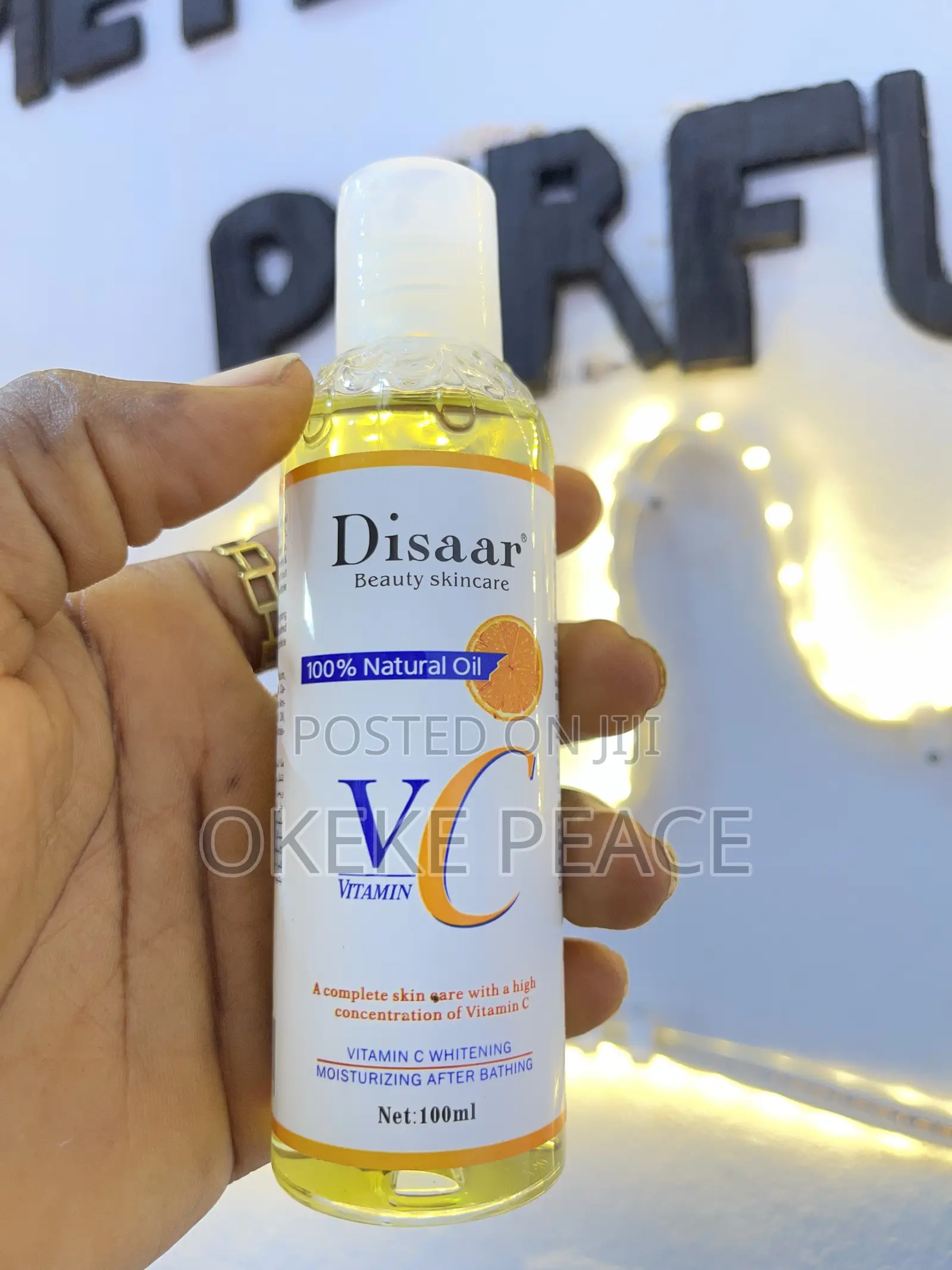 Disaar Body Oil Argan, Carrot, Vitamin C,And Almond Oil