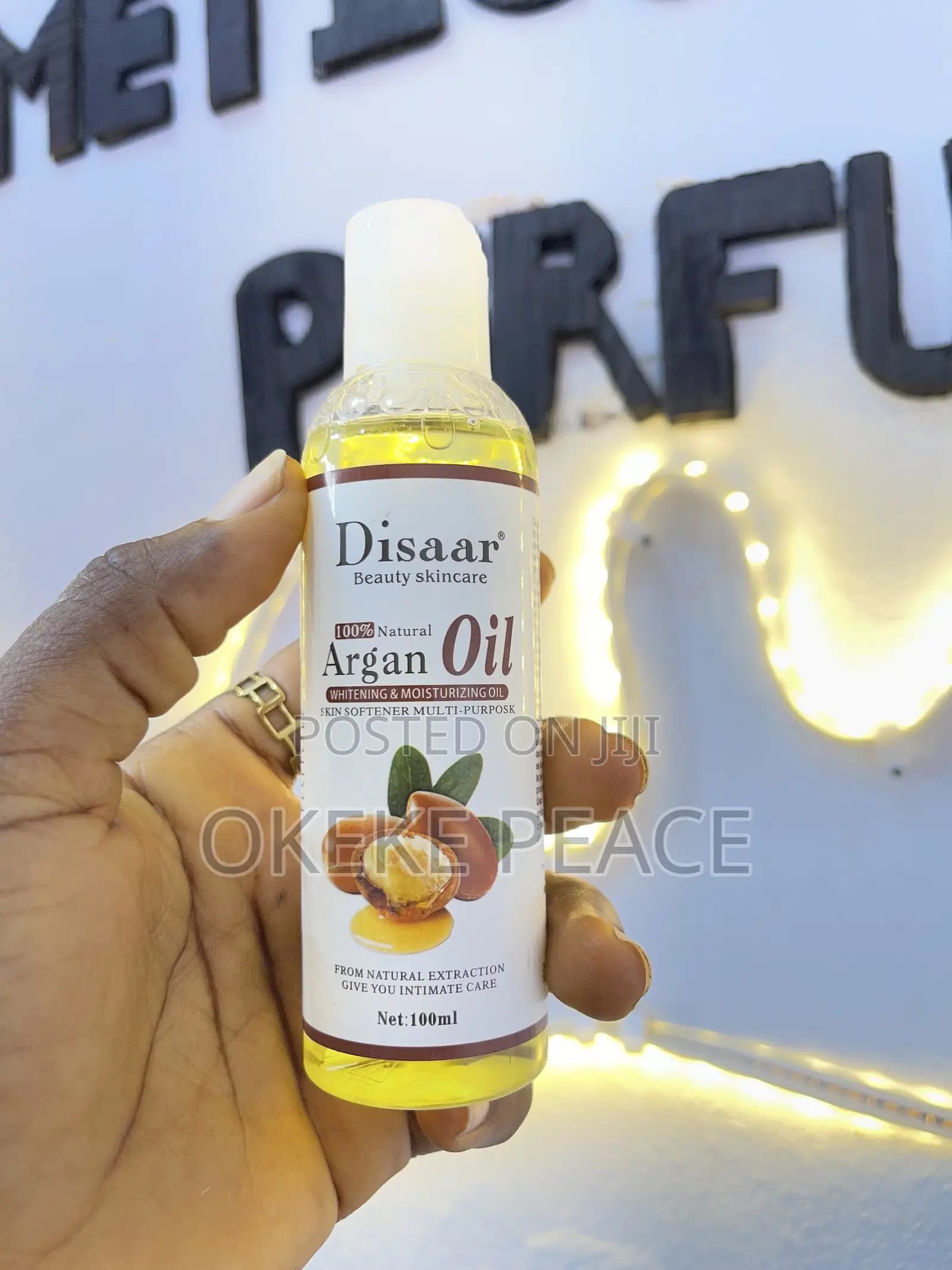 Disaar Body Oil Argan, Carrot, Vitamin C,And Almond Oil