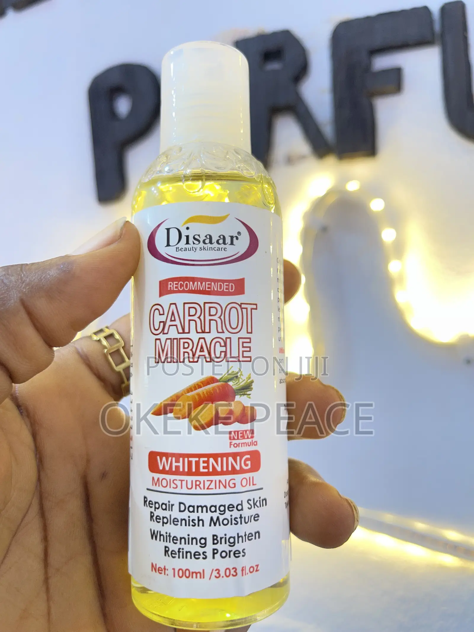 Disaar Body Oil Argan, Carrot, Vitamin C,And Almond Oil