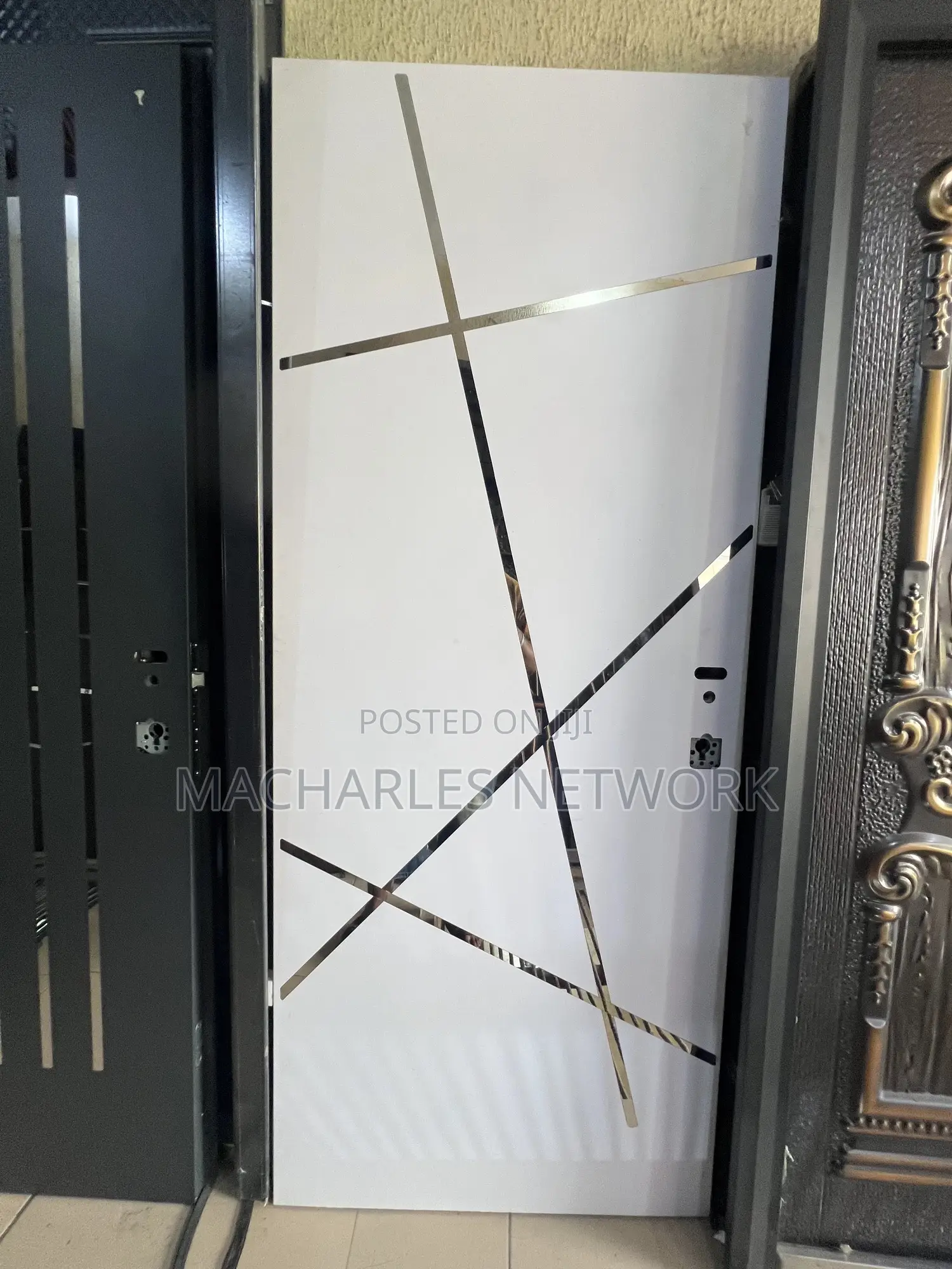 3ft by 7ft Israeli Door (White)Vc001