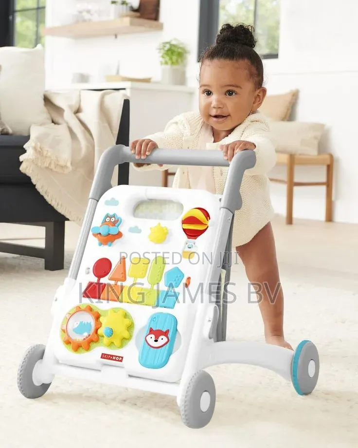 Cheerful Sit to Stand Baby Walker