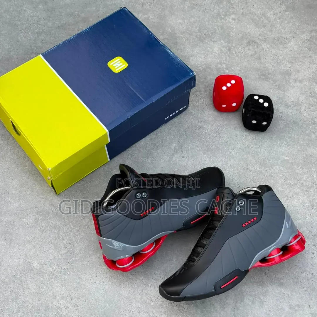 Nike Shox Bb4 Iron Black Sneakers Size 40-45