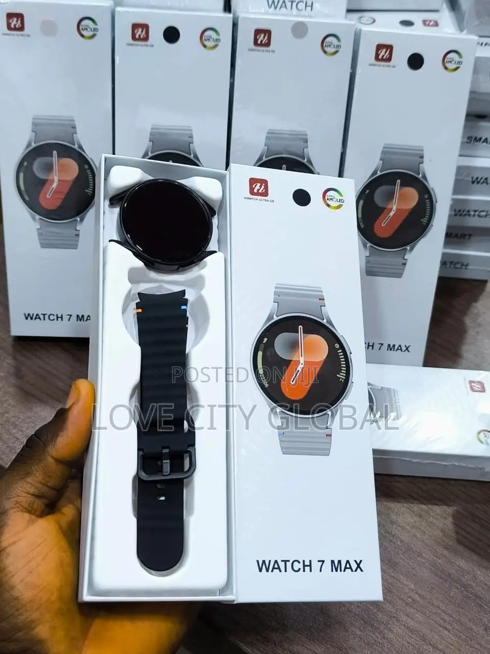 Watch 7 Max Smartwatch – Amoled Display Bt Call Sports Fitness Tracker