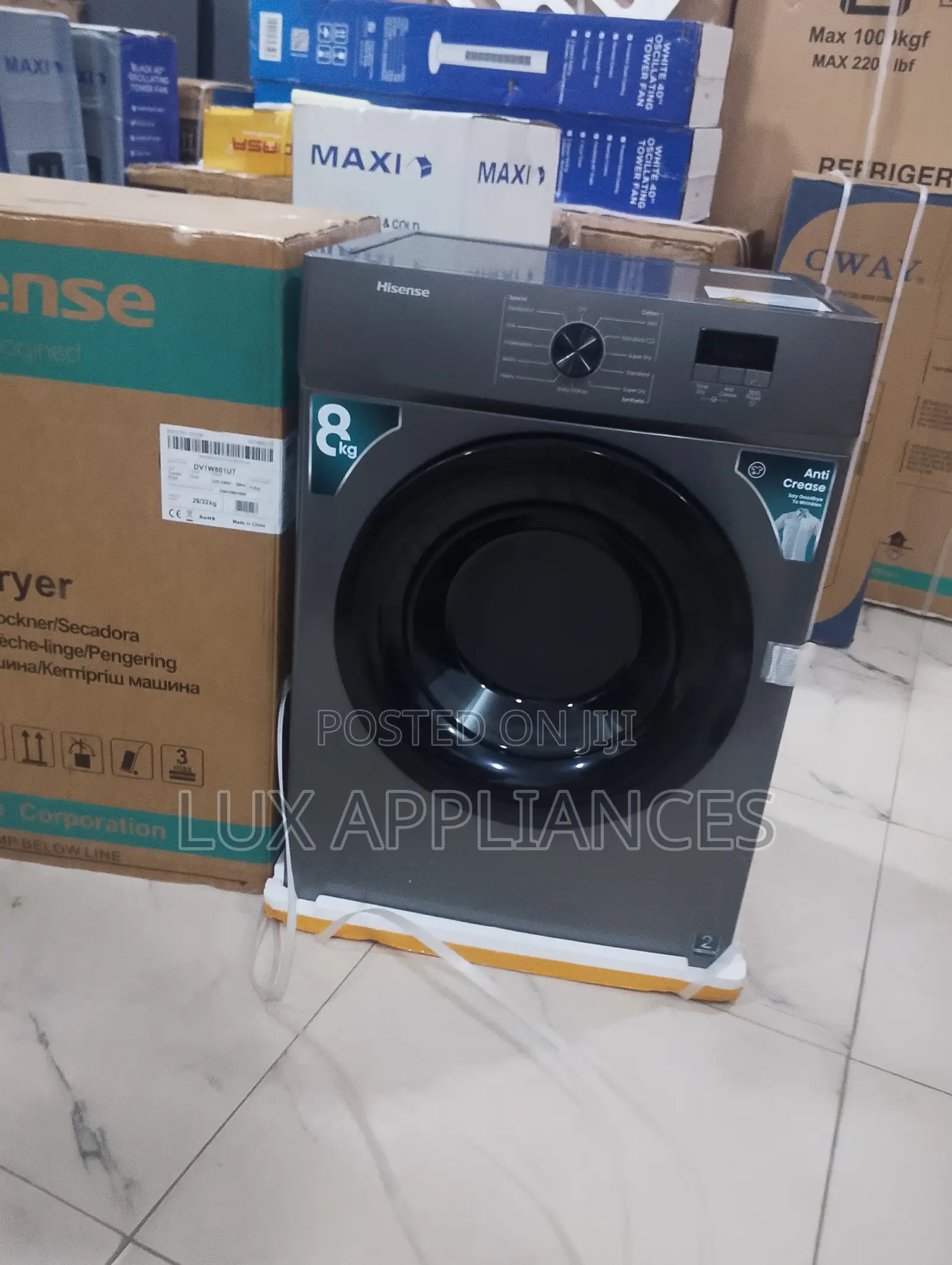 Hisense 8kg Anti-Wrinkle Dryer