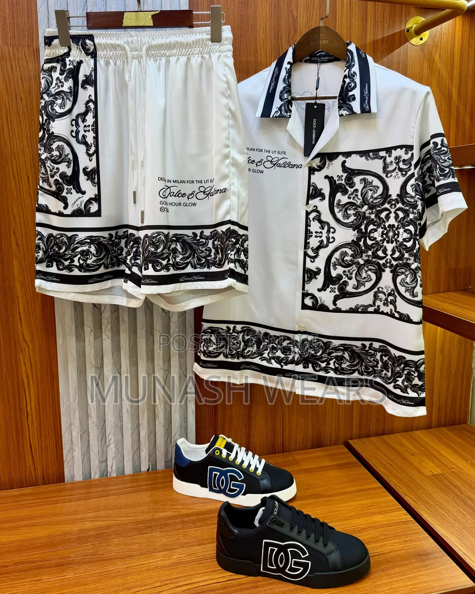 Luxury Dolce Gabbana Silk Shirt