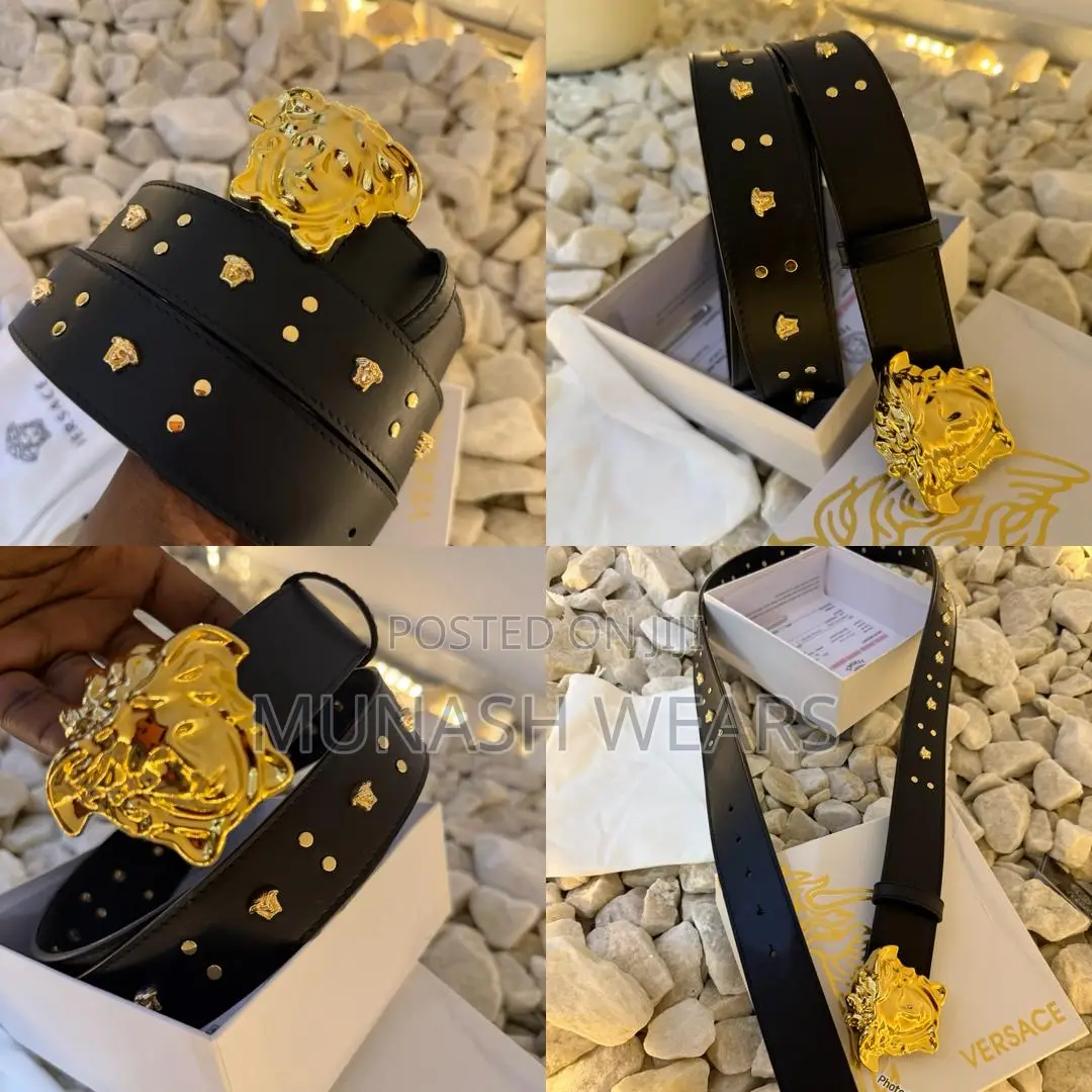 Original Leather Gucci , Versace and Lv Leather Belt