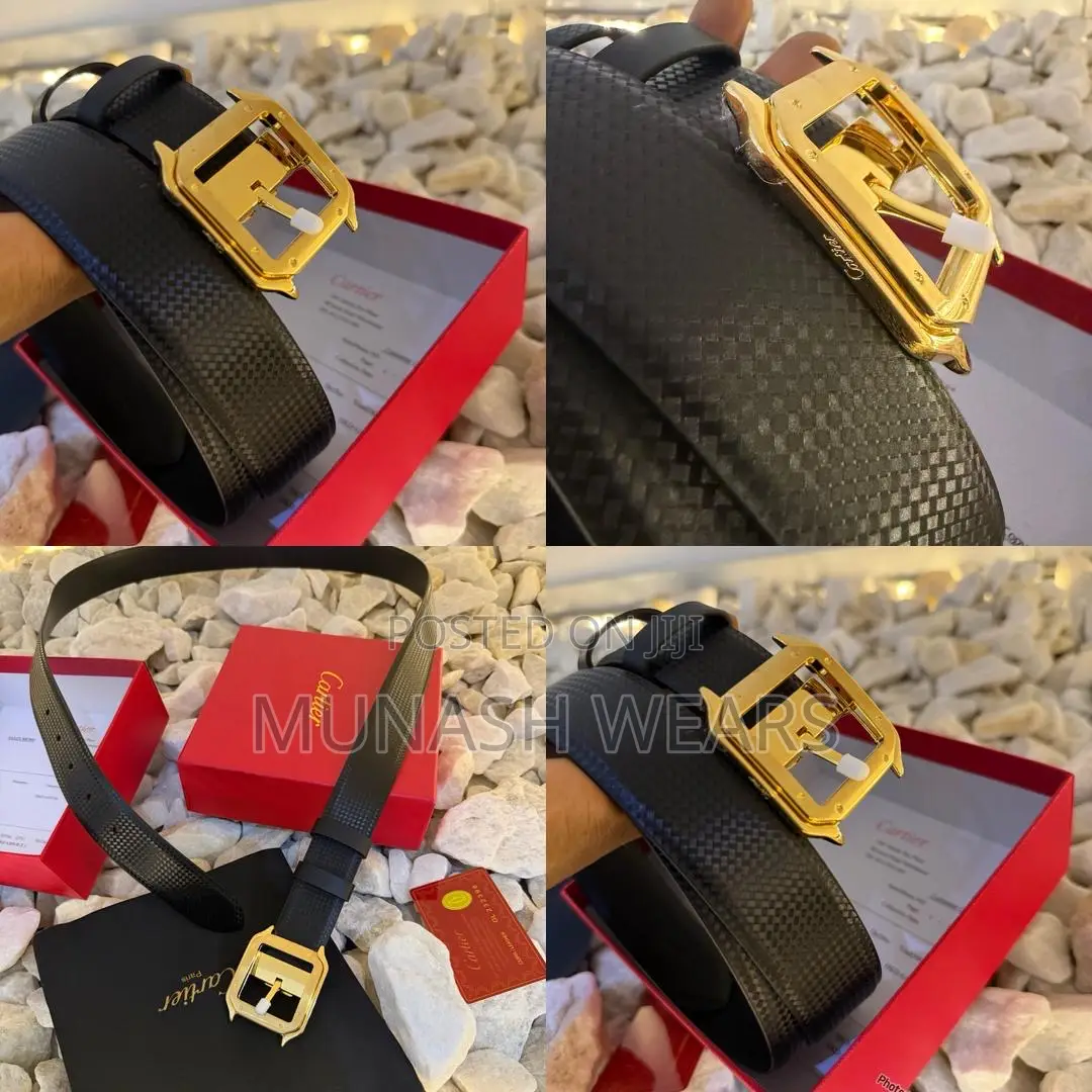 Original Leather Gucci , Versace and Lv Leather Belt
