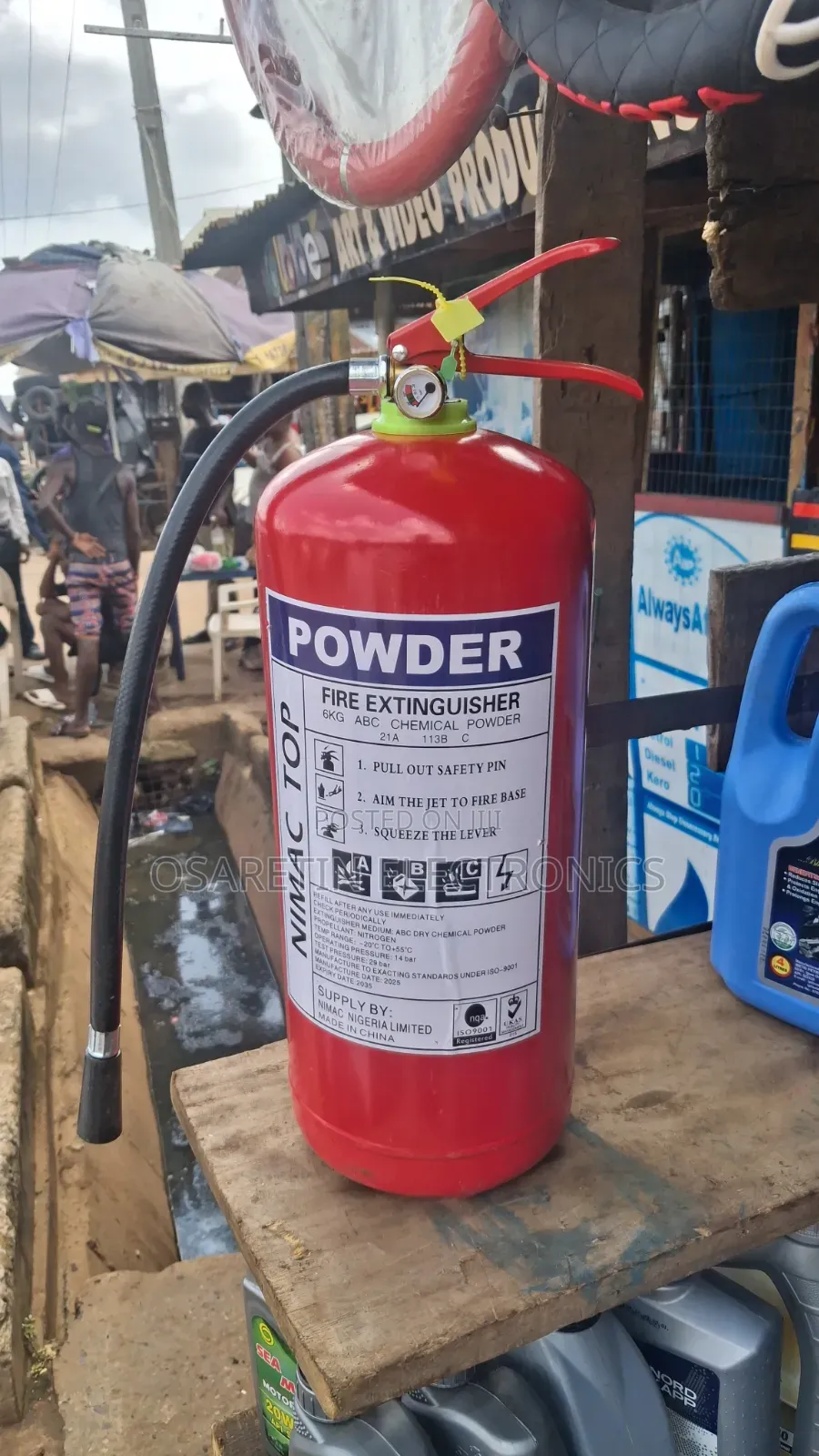 Powder Fire Extinguisher 6kg Very Durable and Trusted