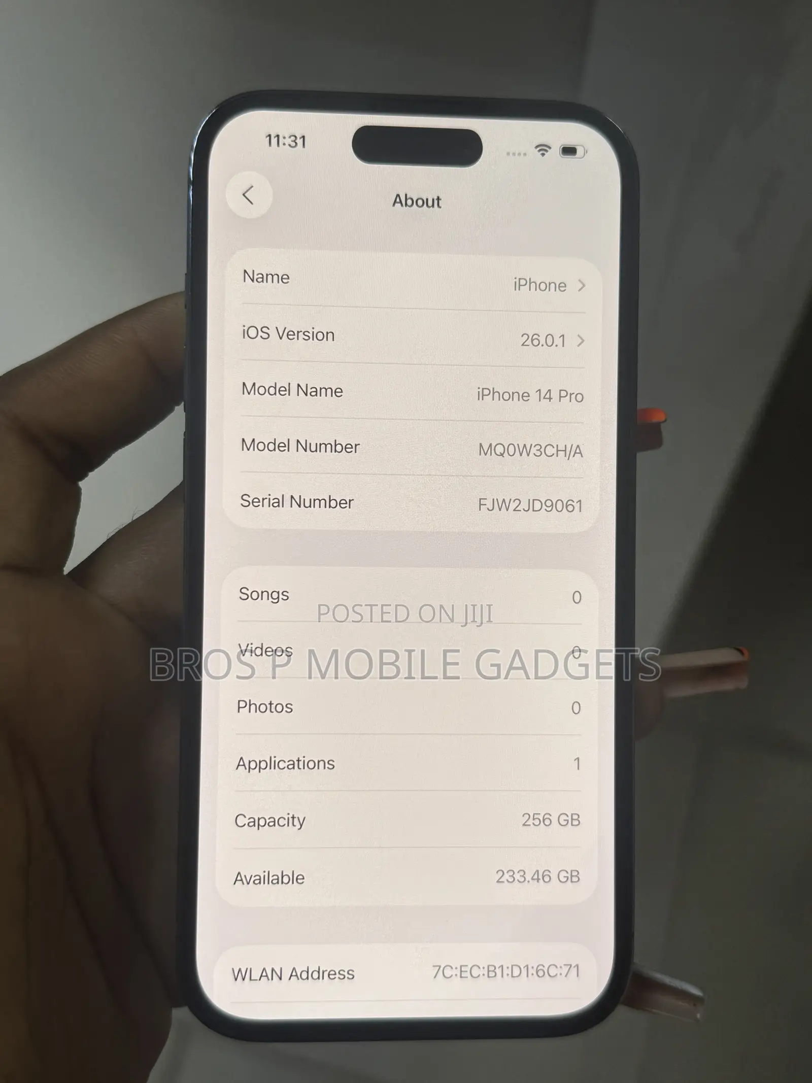 Apple iPhone 14 Pro 256 GB Black