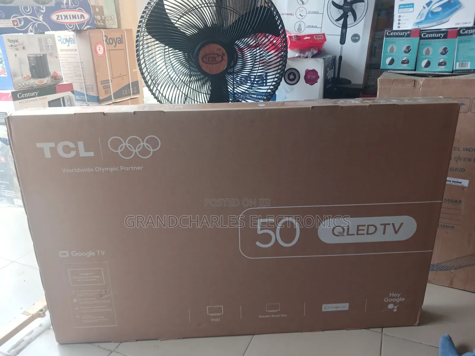 TCL 50" Qled Google Smart Slim Dolby Hdr10 Tv 50s5k
