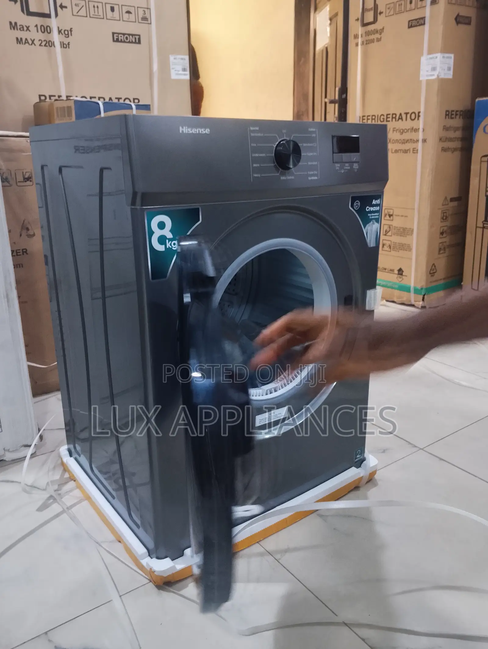 Efficient Drying Starts With Hisense 8kg Dryer