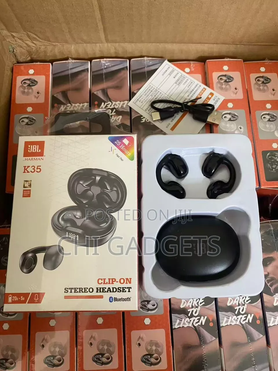 JBL and Samsung Earpuds