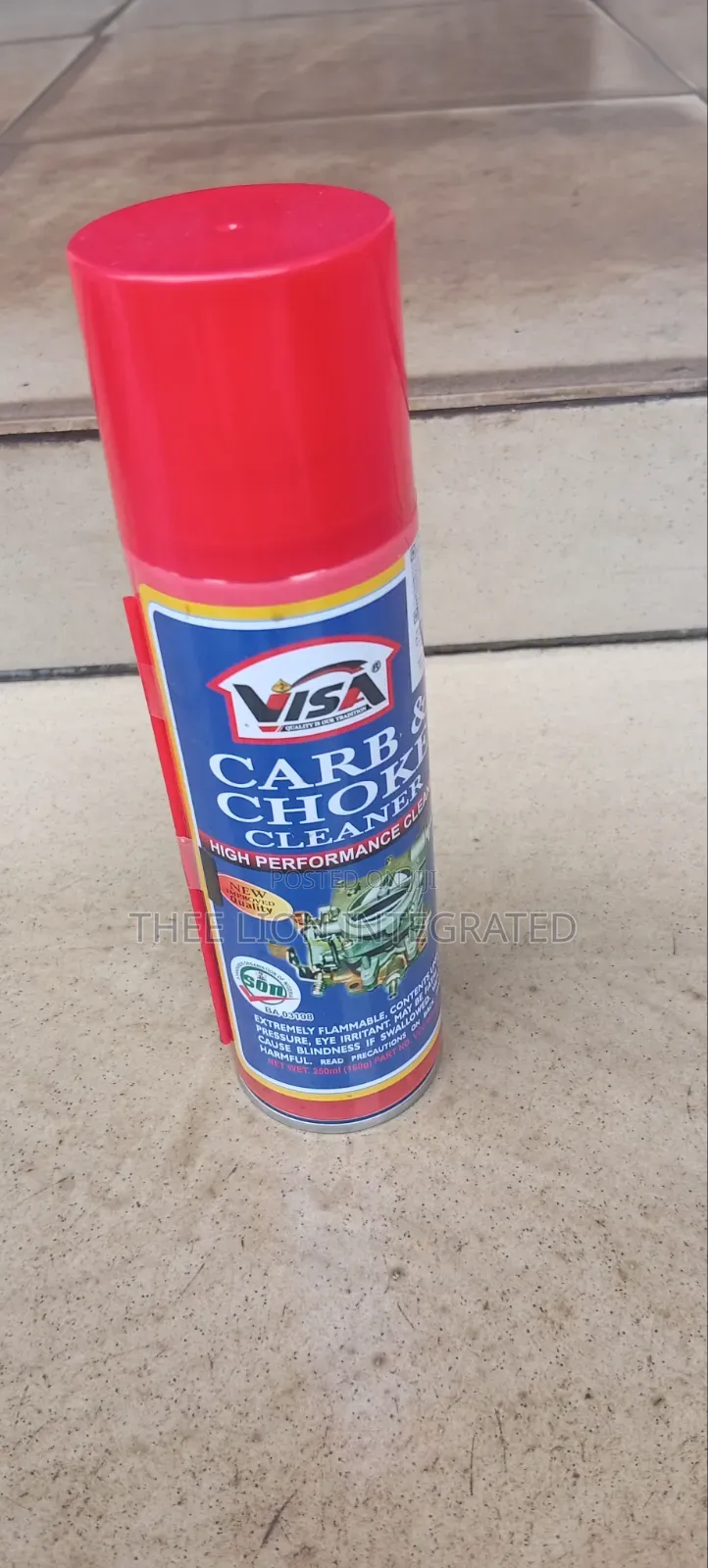 Visa High Performance Carb Choke Cleaner (450ml)