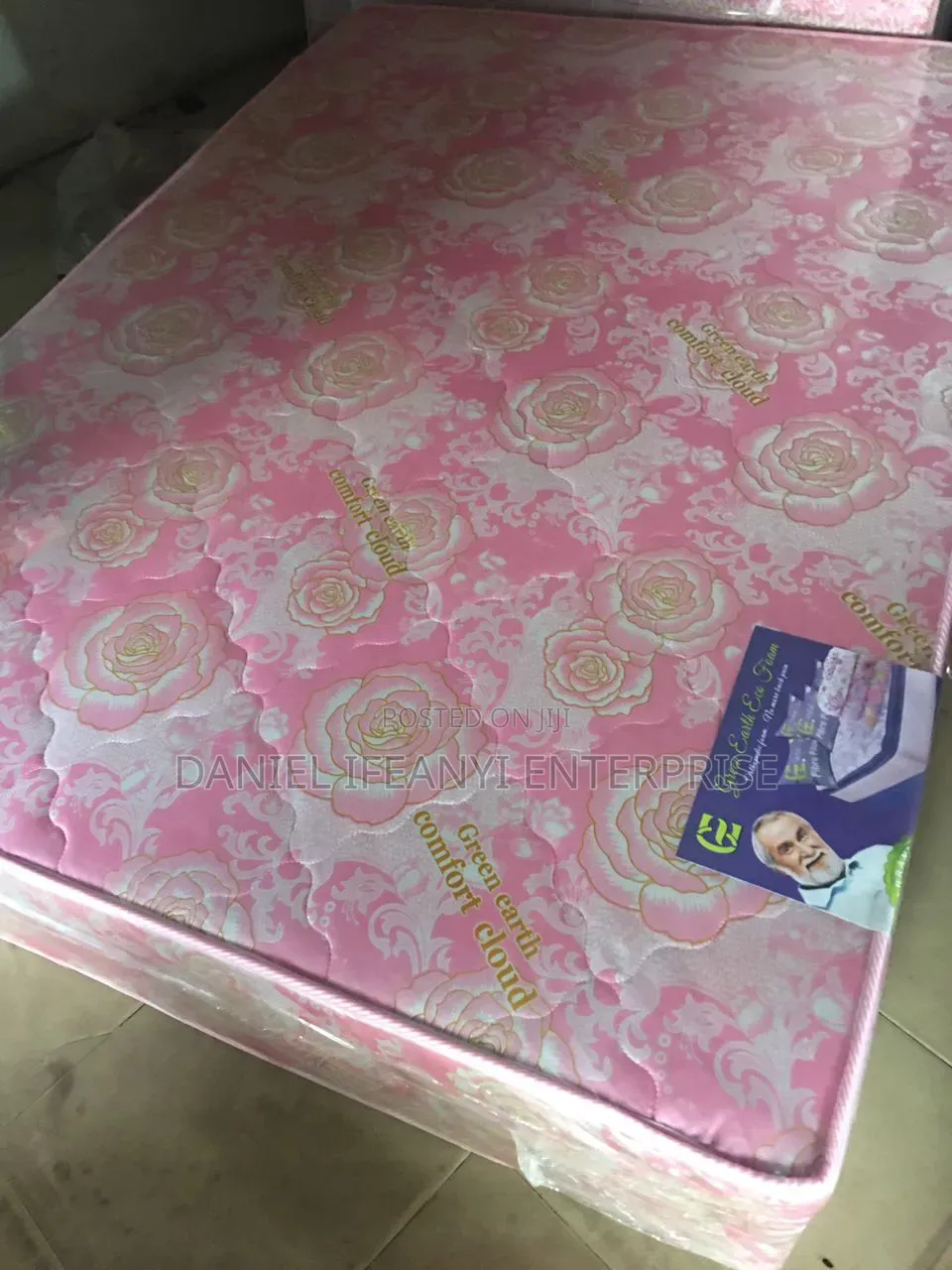 41⁄2 by 6ft by 12inches Green Earth Mattress