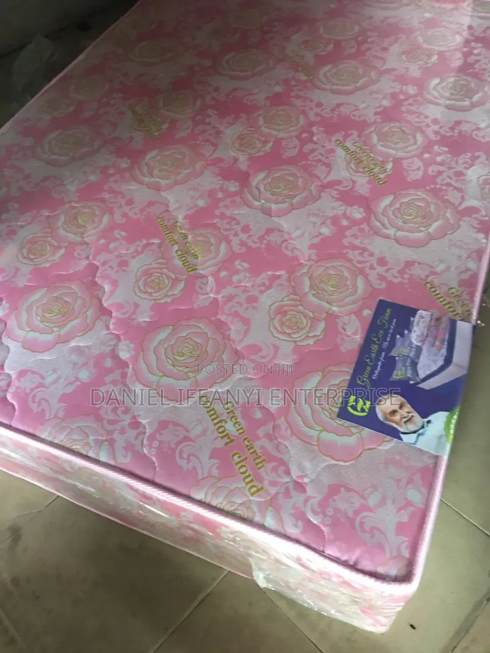 41⁄2 by 6ft by 12inches Green Earth Mattress