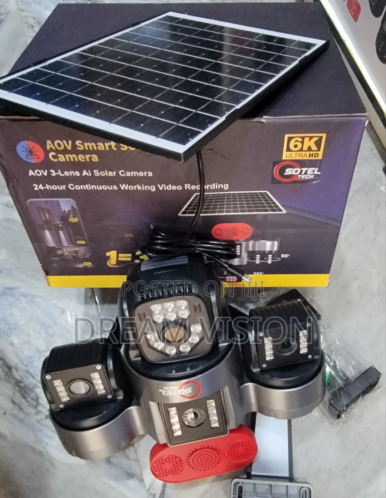 Interesting Three Eyes Solar Smart Camera