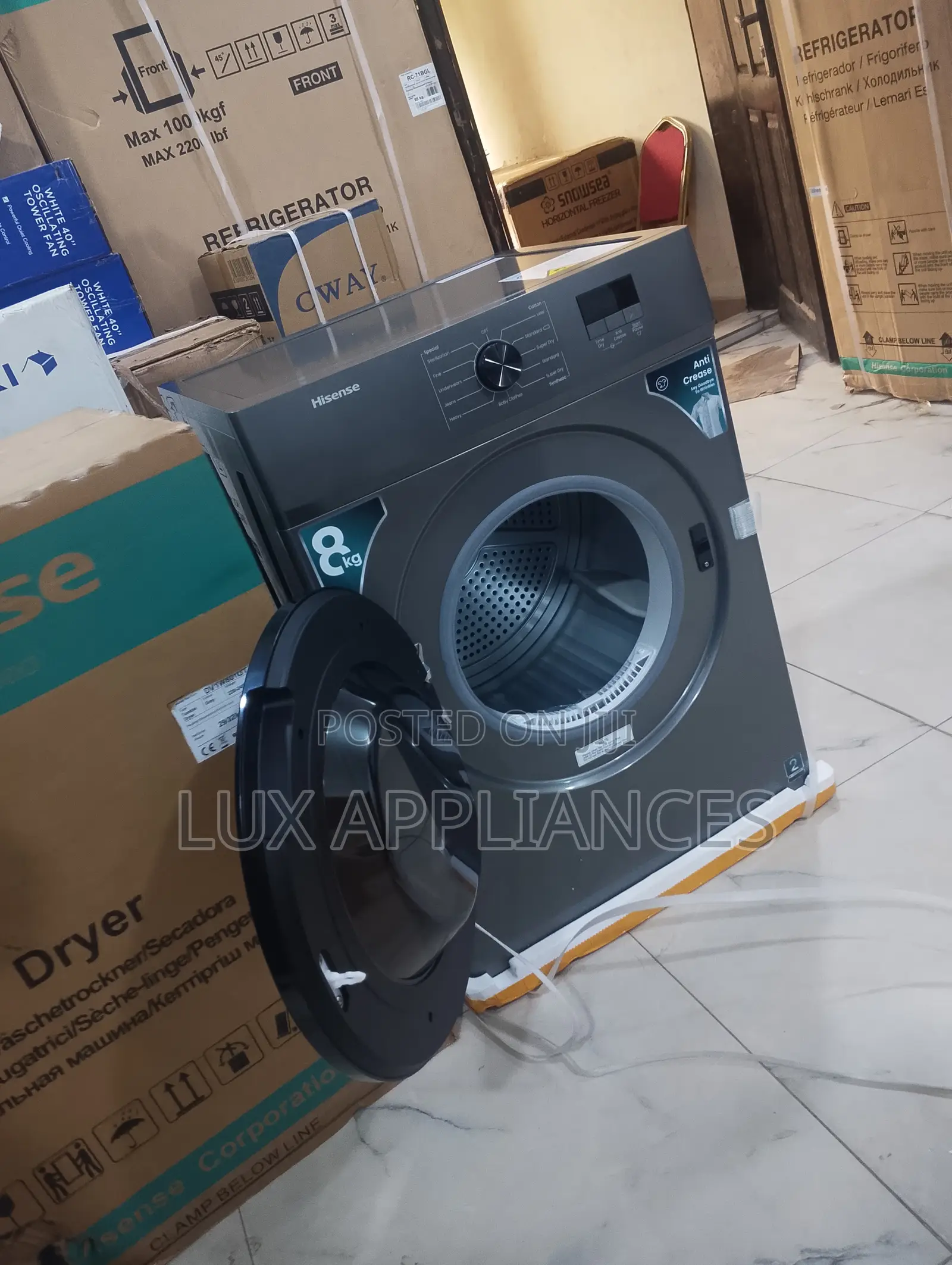 Hisense 8kg Dryer With Quiet Operation System