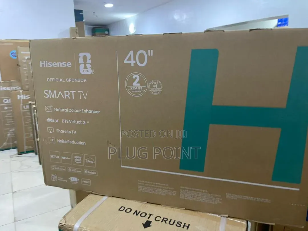 Hisense 40” Smart Tv With Built-in Apps and Wireless Connectivity
